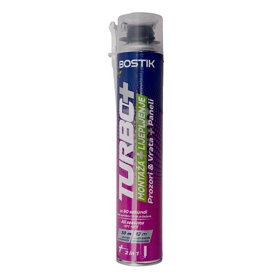 Montageschaum TURBO 750 ml – Profi PU-Schaum von BOSTIK