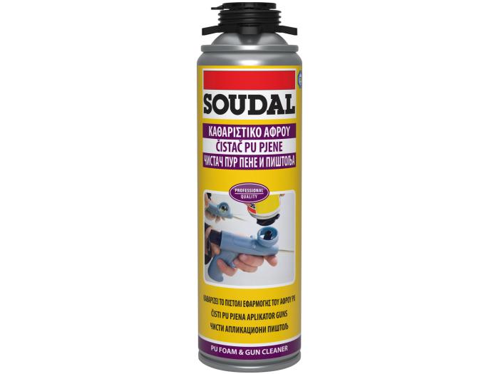Soudal PU Foam & Gun Cleaner – Reiniger für PU-Schaum & Schaumpistolen, 500 ml